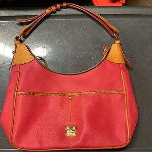 Dooney & Bourke Red Leather Shoulder Bag